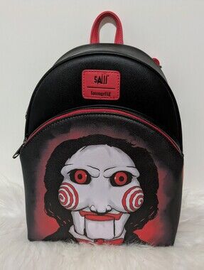LAST ONE Loungefly Mini Backpack Jigsaw Movie Saw Scary Official New See Desc